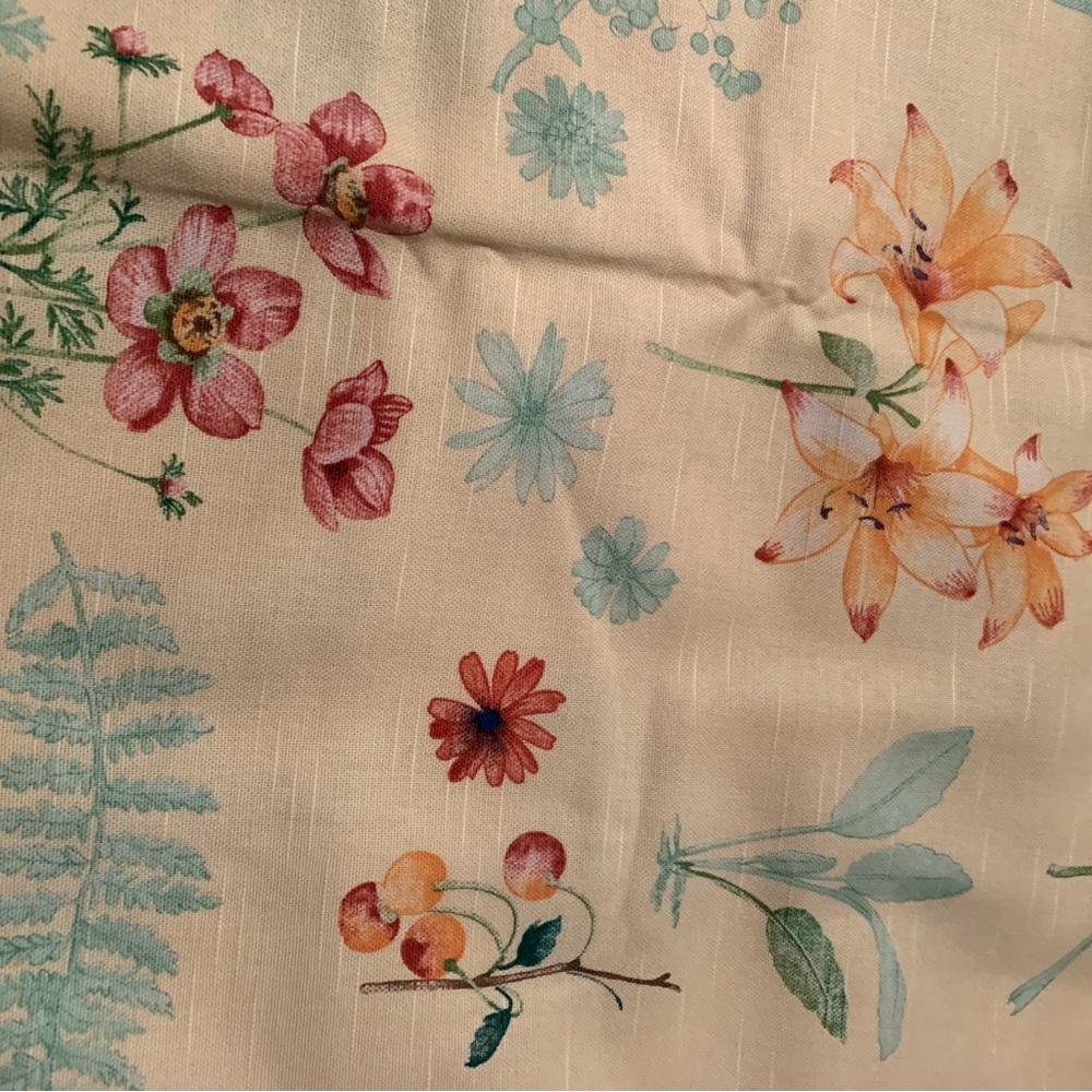 Waverly Botanical Print Fabric